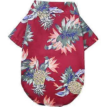 Hundekleidung für Haustiere aus dem Sommer Haustiere Shirt für Hunde für Haustiere Chat Shirt (rot Xl)