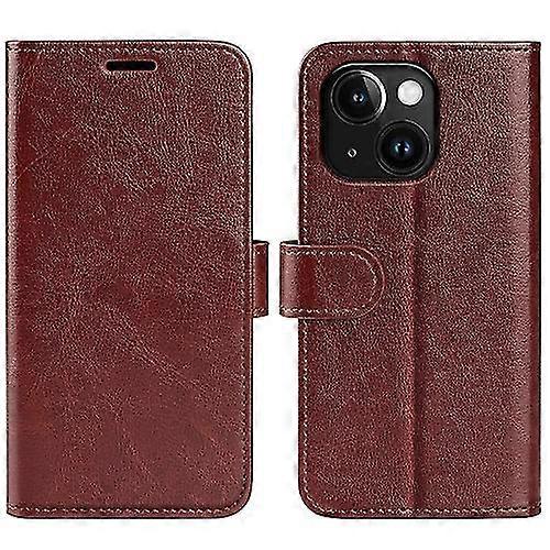 Compatible with Iphone 15 R64 Texture Horizontal Flip Leather Mobile Phone Case