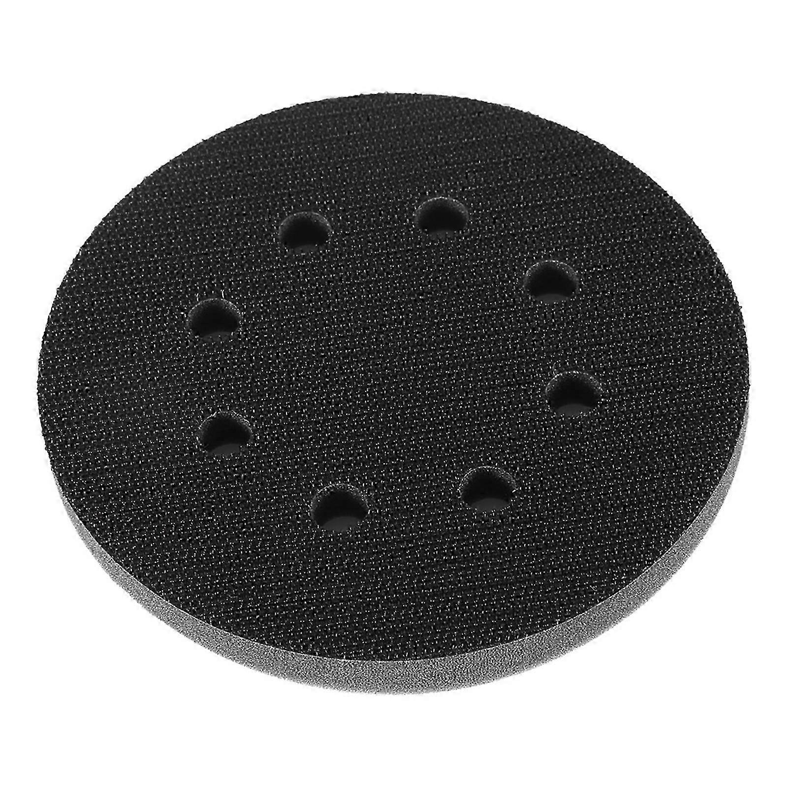 125mm Diameter Soft Buffer Sponge Interface Cushion Pad for Sanding Pads (8 holes)