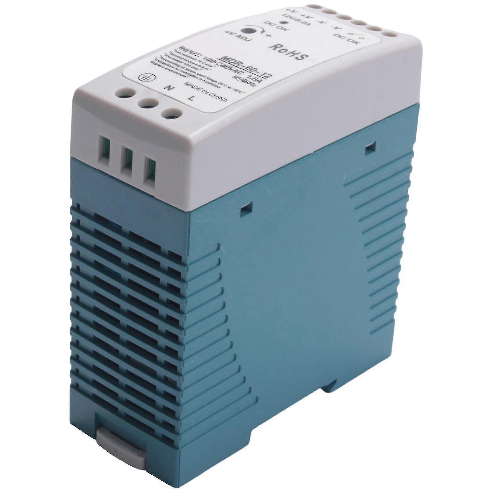 Mdr-60 12v 60w Din Rail Ac- Driver Volta Regulator Suply