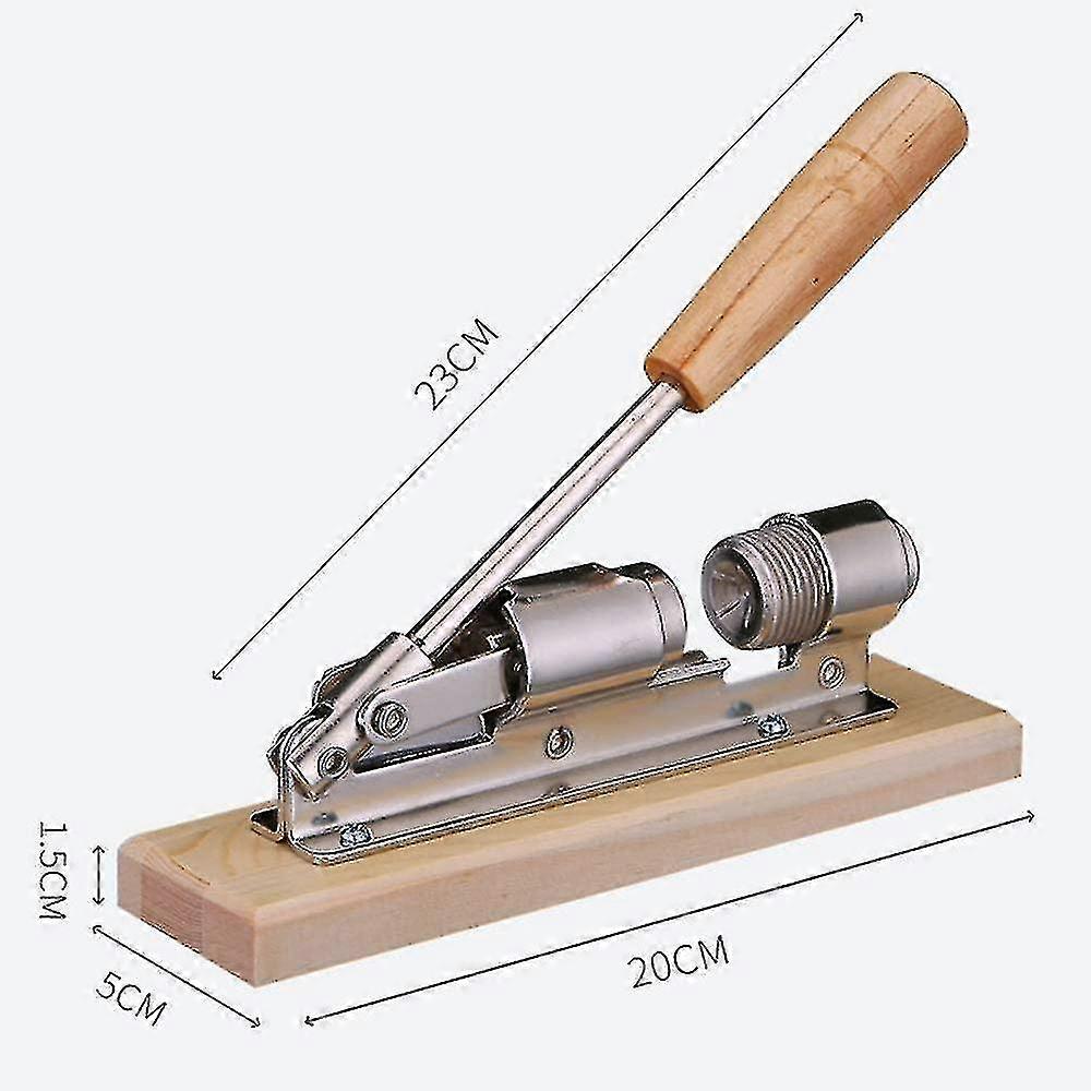 Manual Nutcracker Nuts Cracker Stainless Walnut Tongs Chestnut Tongs Nutcracker Tongs Kitchen Nut Opener With Wooden Base And Handle For Hazelnuts, Al
