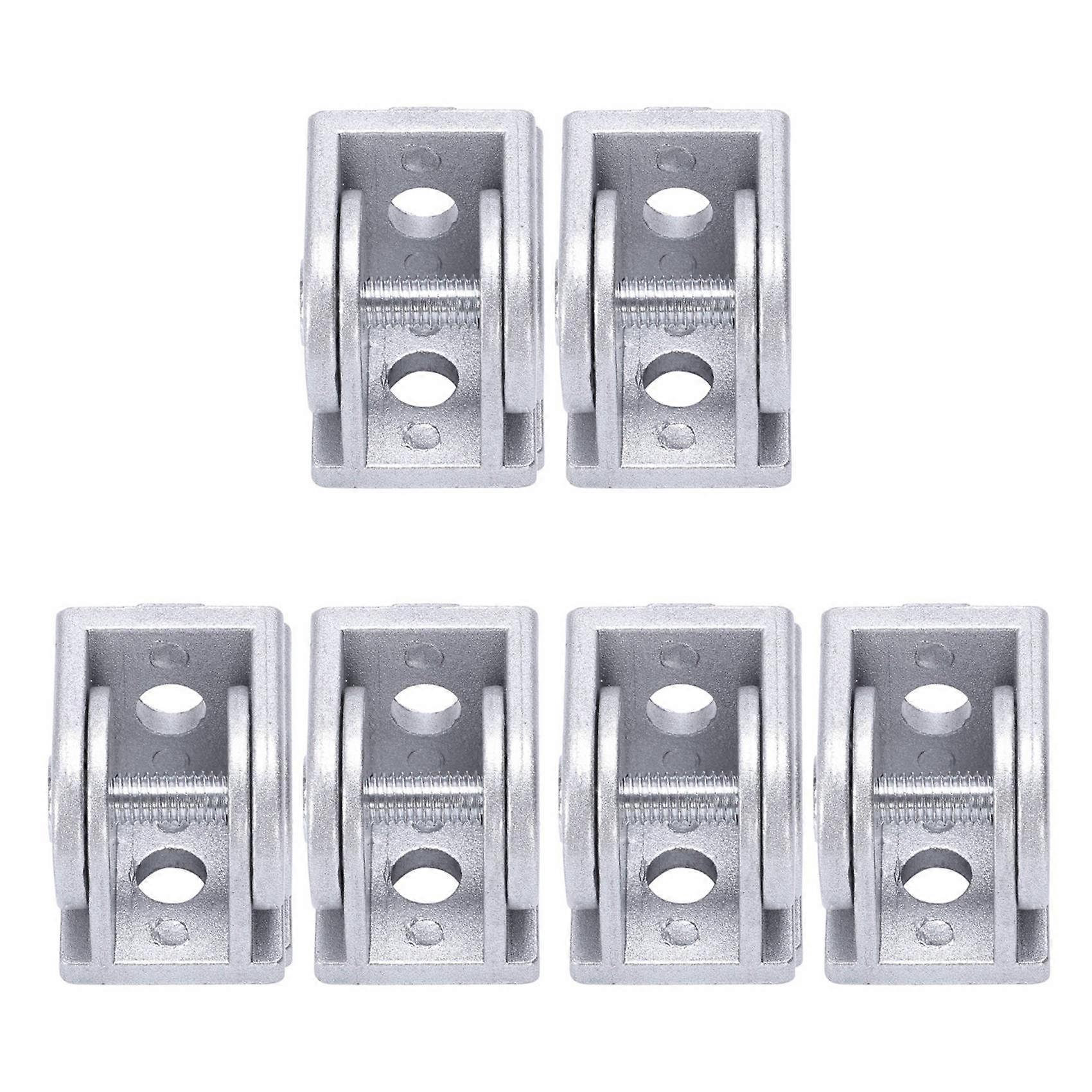 6Pcs Alloy Flexible Pivot Joint Connector for Eu Standard Aluminum Extrusion Profile 2020