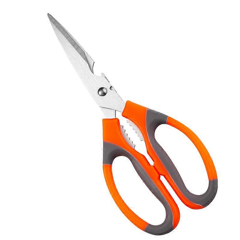 1 PC Solid Snip Pruning Shears , Length: 21..5cm, High-Quality Steel Blades/Plastic Handle, Orange