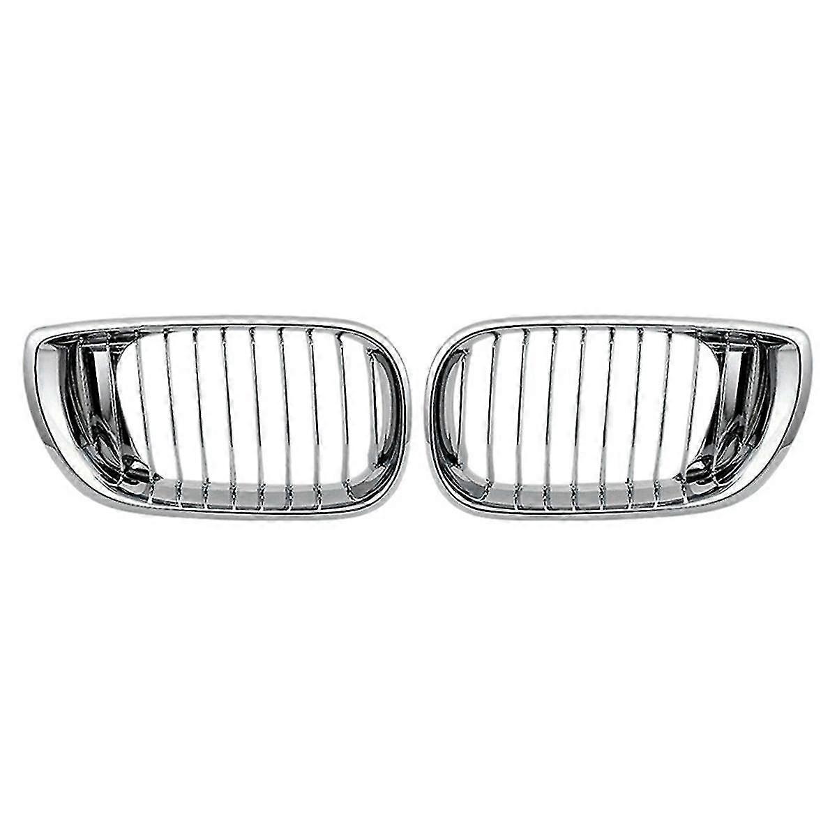 Masque fantôme chromé de calandre d’air avant d’automobile adapté à E46 4 portes 2002-2005 51137030545 51137
