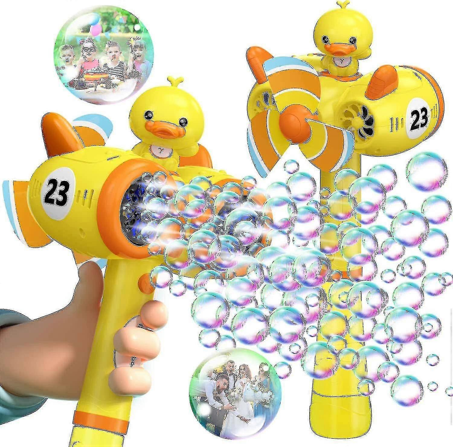 Bubble Gun, Bubble Machine For Kids Automatic Bubble Toy 15000+ Per Minute Bubble Machine For Outdoo