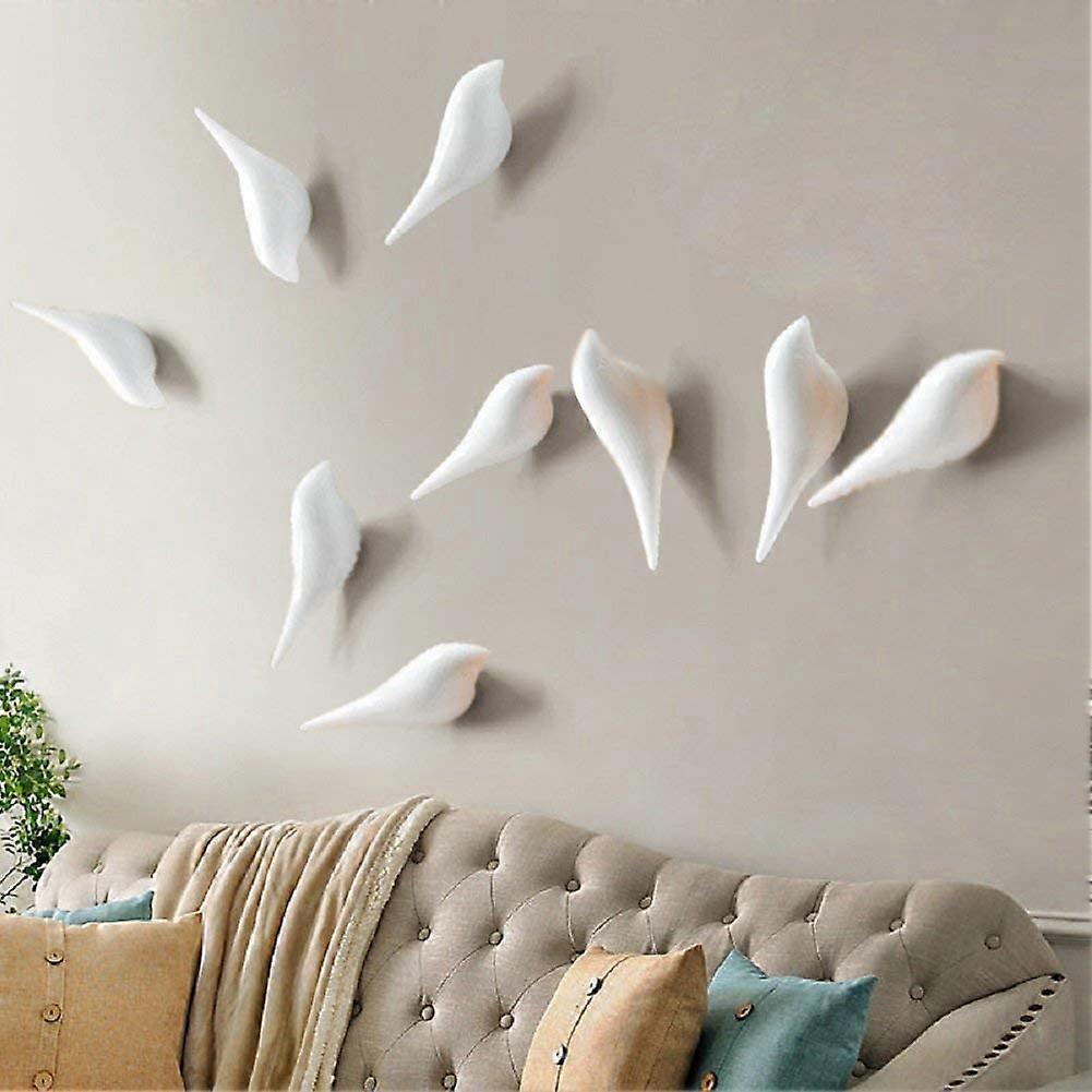Xceedez Rustic wooden wall hook in the shape of a bird - 2 pieces