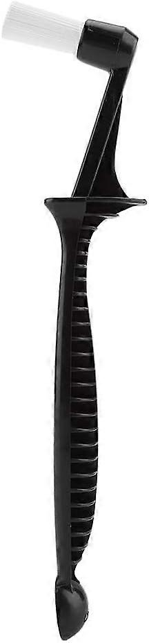 Coffee Brush, Dual-use Coffee Machine Filter Head Cleaner, Espresso Coffee Machine Group Head Cleaning Brush for Home Cafe Elegant Design Black