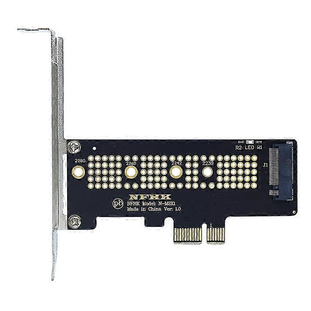 NVMe PCIe M.2 NGFF SSD to PCIe X1 Adapter Card PCIe X1 to M.2 Card Support 2230 2242 2260 2280 Size