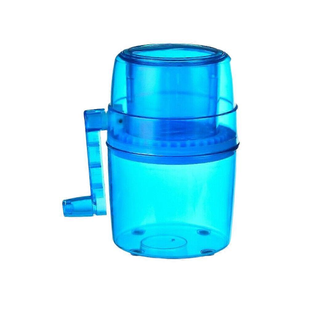Manual Ice Shaver Crusher Shredding Snow Cone Maker Machine Create Drink Tool