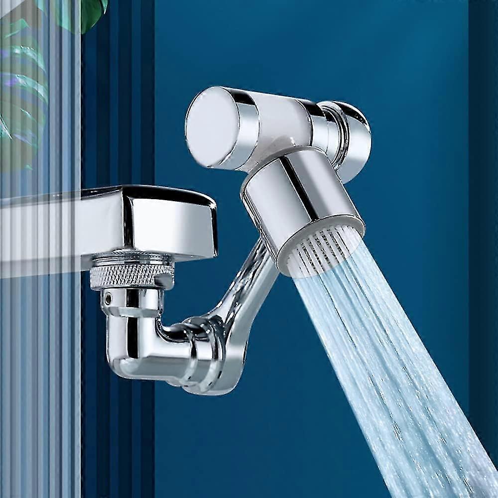 Faucet Aerator, 1080 Rotatable Extension Aerator, Durable Splash-proof Faucet Extender, Two-way Water Saving Faucet Aerator.