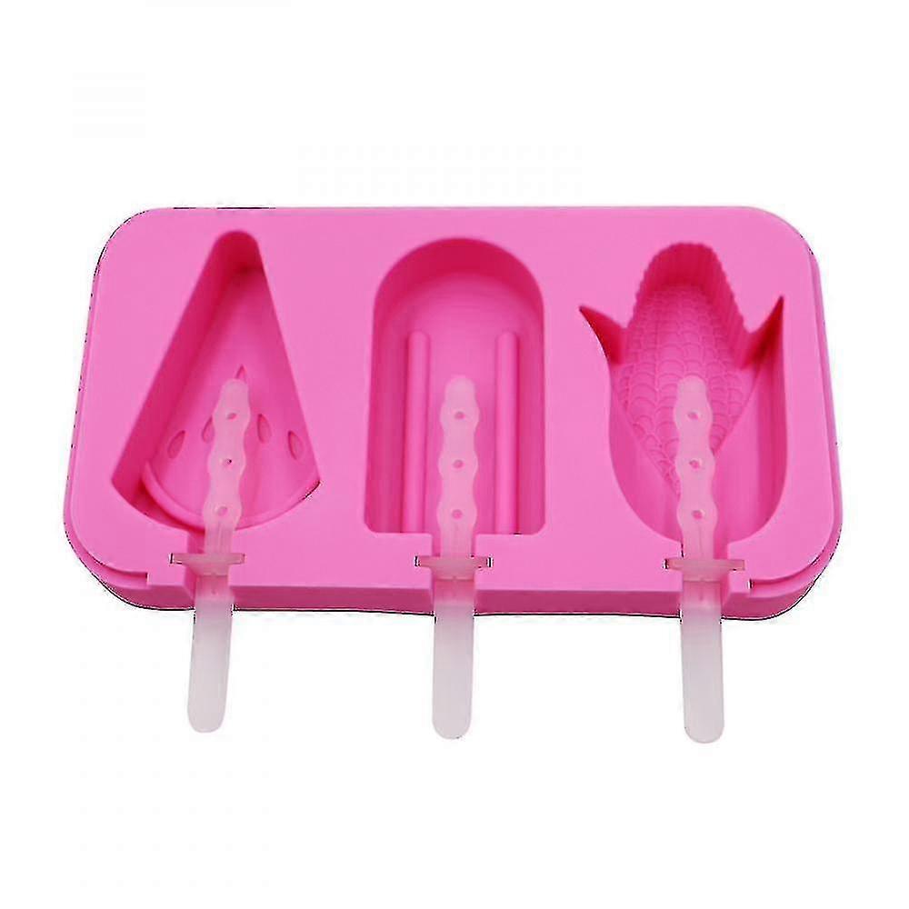 Ice Cream Mold With Lid Popsicle Mold Summer Silicone Ice Cream Mold