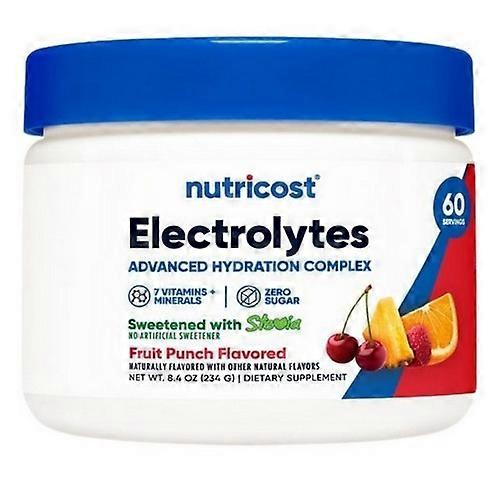 Nutricost Electrolytes Hydration Complex Fruit Punch ,60 Servings