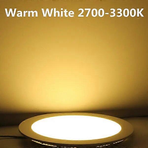 Ultra thin LED Panel Light Recessed LED Ceiling Light Spot Down Light with driver AC85-265V Warm White/Natural White/Cold White