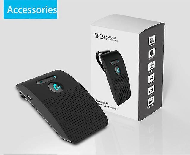 Bluetooth-compatible Handsfree Car Kit Sun Visor Wireless Speakerphone Multi-point Hands-free BT Speaker Manos Libres Coche
