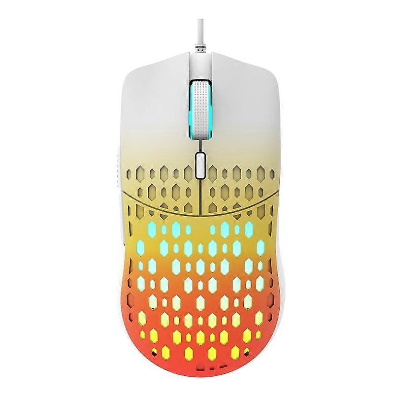 Hollow-out Wired Gaming Mouse 3600dpi 7Backlights Mouse Ultra-Fast Switch