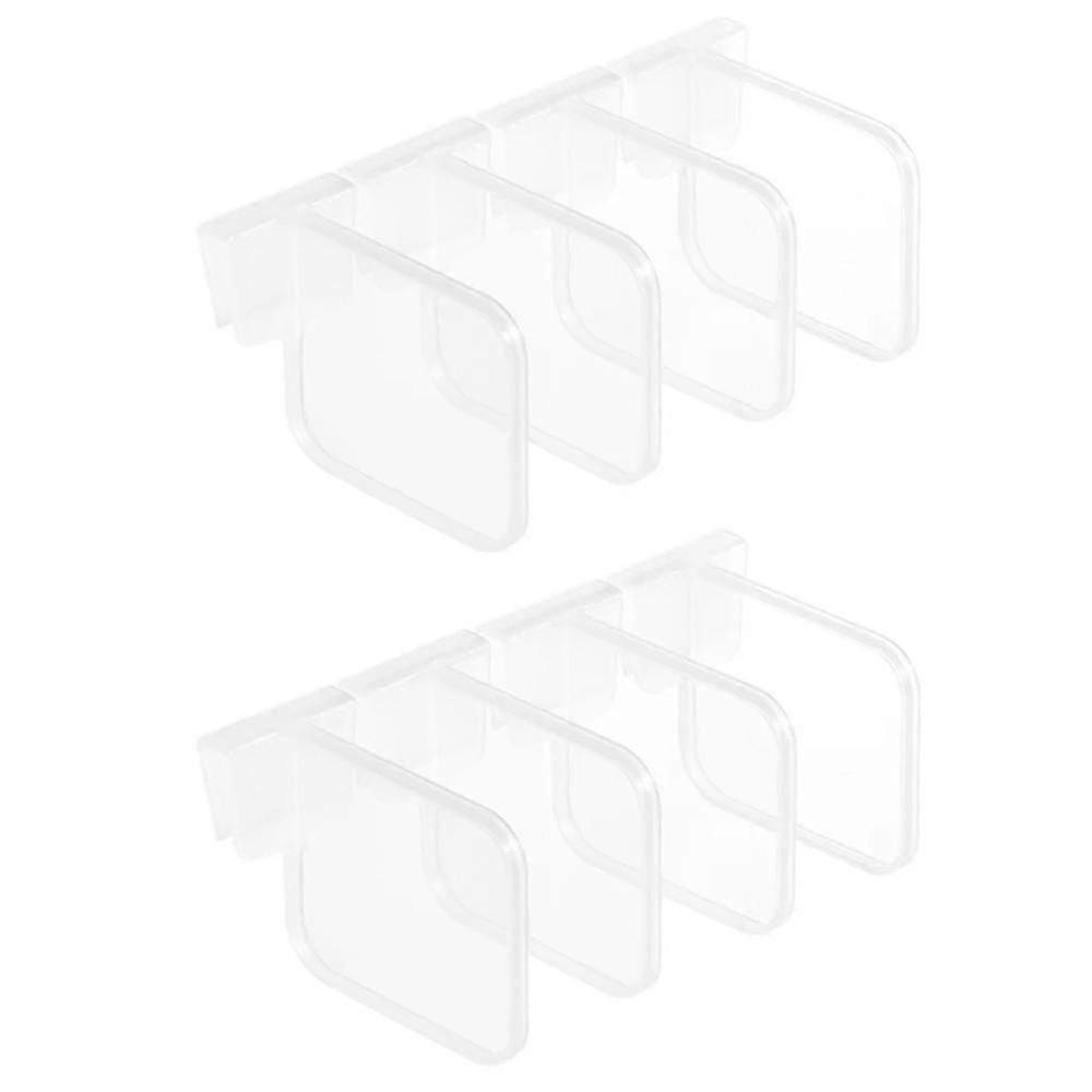 Plastic Refrigerator Dividers Organizer Adjustable Snap-on Storage Box Refrigerator Pantry Grid