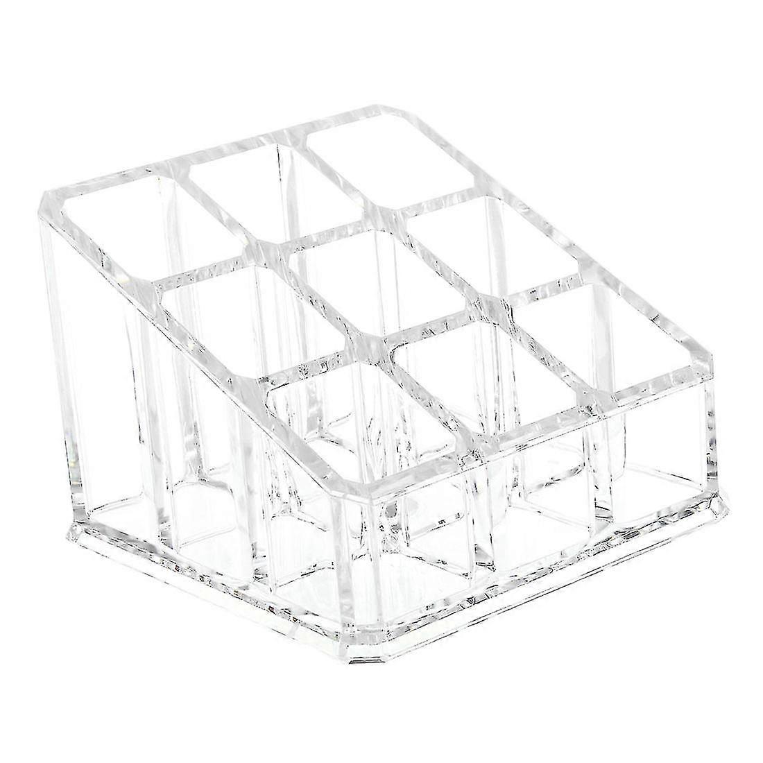 ماكياج 9 أحمر شفاه الاكريليك تخزين عرض موقف حالة حامل حامل حامل