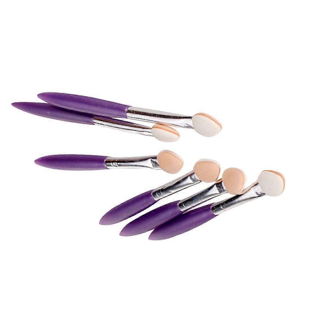 6 Pieces One-ended Soft Foam Tip Eye Shadow Applicators Random Color