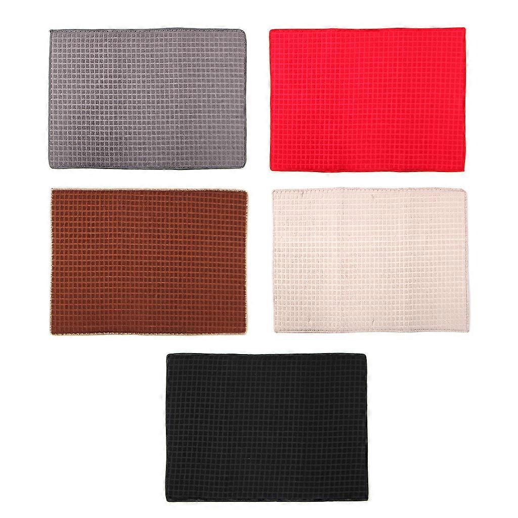Dish Drying Mat for Kitchen Sink Drainer Microfiber Cushion Pad Tablewares