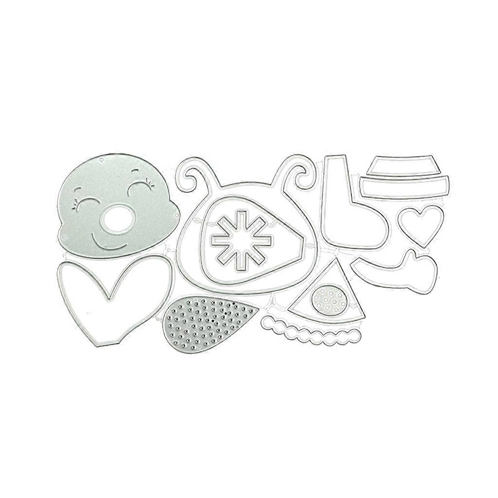 Christmas Bee Metal Cutting Dies Stencil DIY Scrapbooking Decorative Embossing