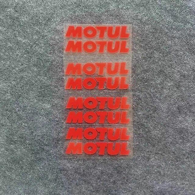 8pcs Reflective Motorcycle Stickers Refit Decorative Motorcycle Side Decals Motorcycle Helmet DIY Stickers Racing MOTULVehicle Wraps