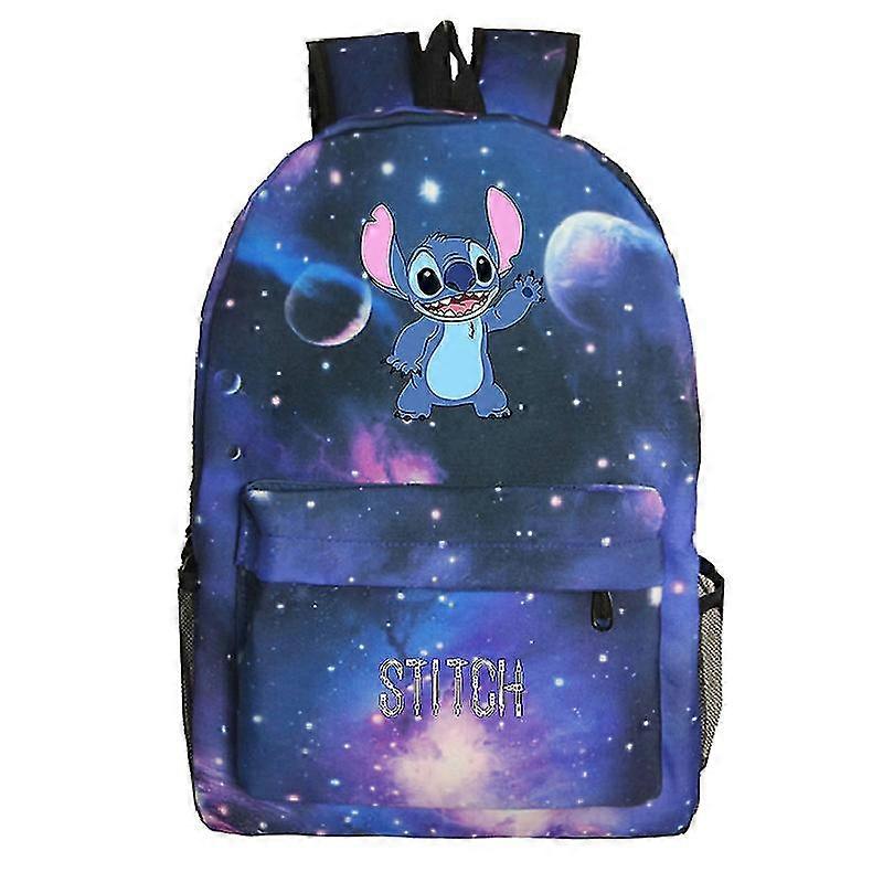 Lilo  Stitch Stitch Print Backpack Casual School Bag Outdoor Travel Bag Sports Bag