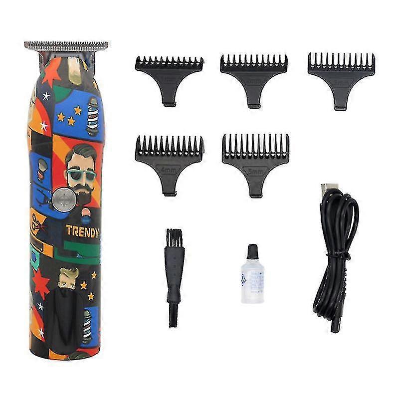 Barber Scissors Trimmer Cordless Recharable Shaver Kit