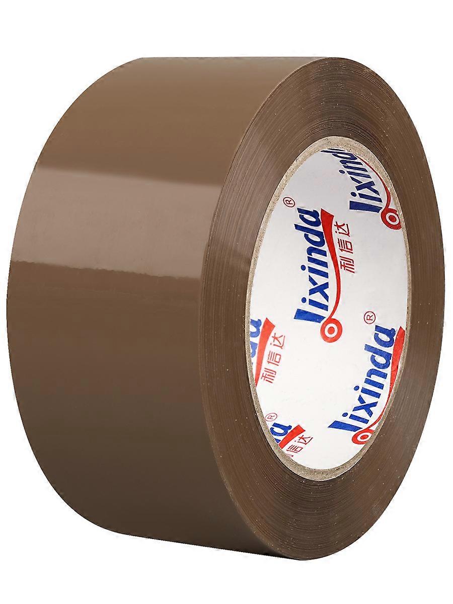 Strong and Durable Brown Packing Tape - Secure Adhesive Sealing Tape for Parcel Boxes, Moving Boxes, Large Mailbags for Long Term Storage - (48mm x 71