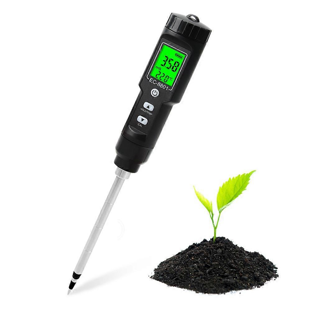 Soil Detector, Data Hold Automatic Temperature Compensation Multipurpose Soil Tester