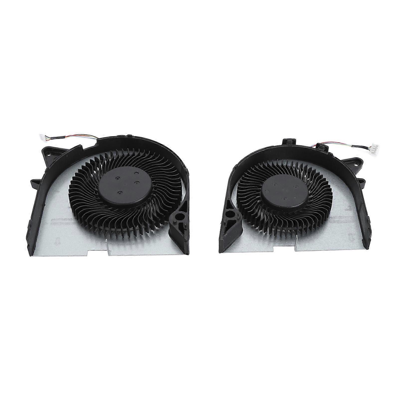 Lot de 2 ventilateurs de refroidissement de remplacement pour processeur et GPU Legion Y540P Y545 Y7000P 2019, en alliage d'aluminium ABS, 4 broches
