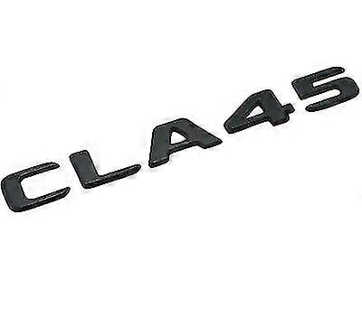 מאט שחור cla45 מכונית אות מספר תג אתחול אחורי סמל עבור מרצדס בנץ