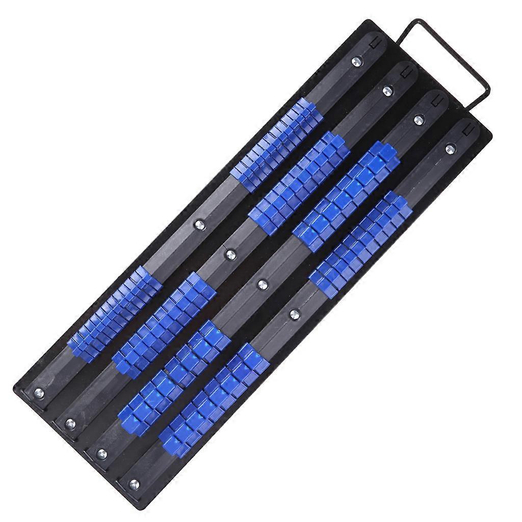 80 pcs Portable Socket Holders Heavy Duty Socket Organizer  Socket Rail Tray