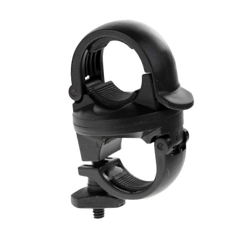 Bicycle LED Flashlight Holder Clip 360 Degree Mountain Bike Rotating Handlebar Light Torch Mount Front Lights Bracket
