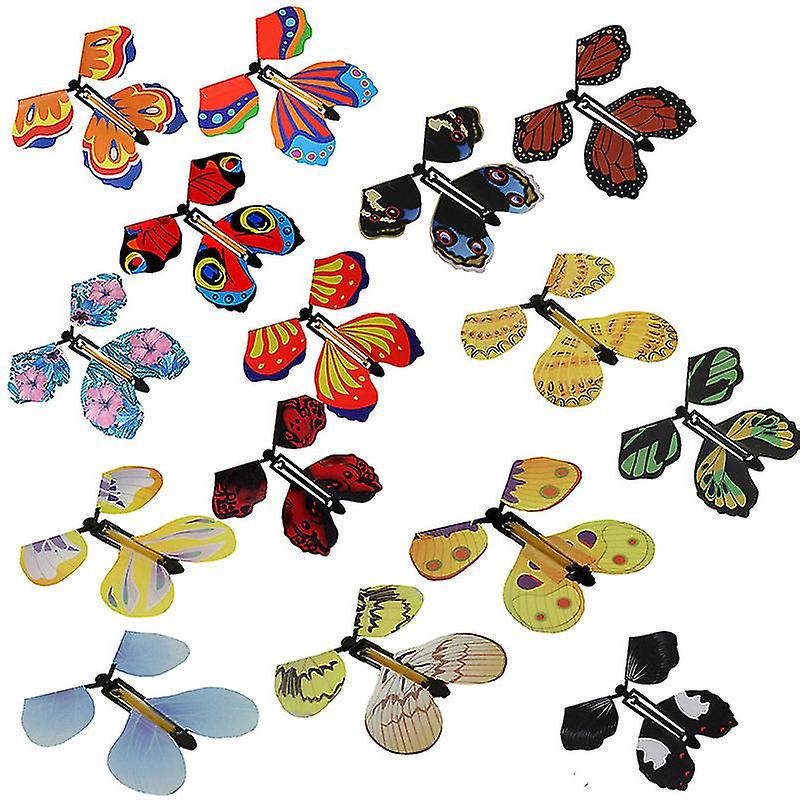 Flying Butterfly Bookmark, Creative Decompression Artifact 10pcs