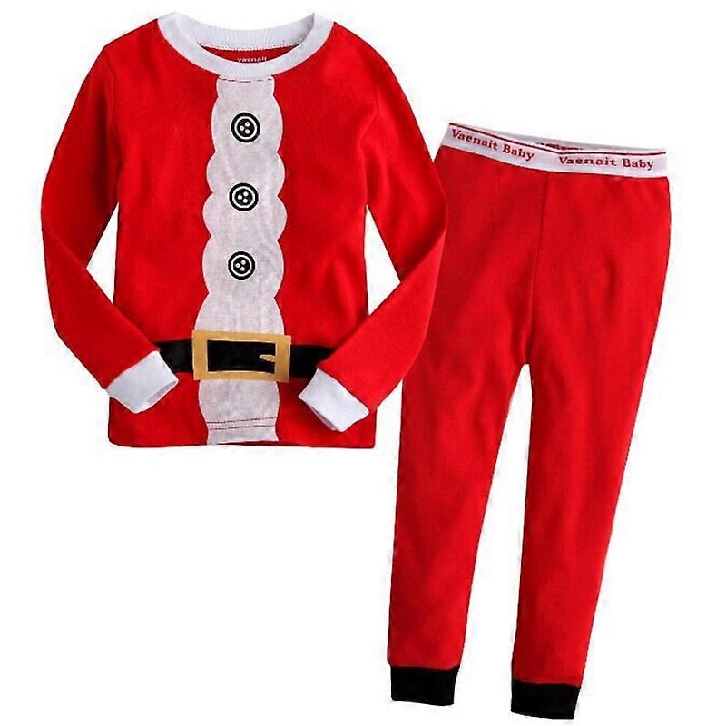 Børn Julepyjamas Pjs Nattøj Nattøj Sæt Drenge Piger Jul Loungewear