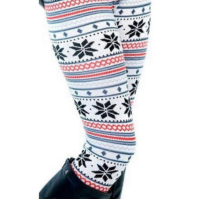 Women's Brushed Christmas Ankle Length Seasonal Printed Leggings