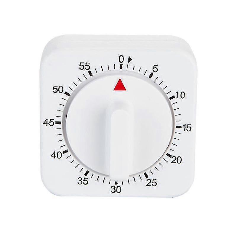 Kittchen Square Mechanical 60 Minutes Timer Alarm Clock Kitchen Gadgets For Home Restaurant