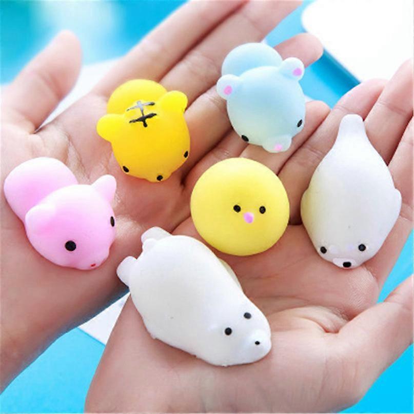 Lot De 60 Jouets Anti-stress Kawaii Avec Différents Motifs D'animaux