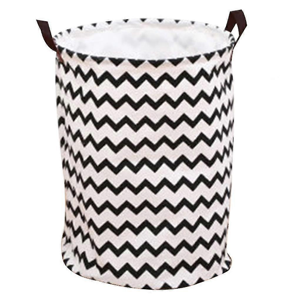 Collapsible Lar Laundry Basket For Bed, Round Stora Bin