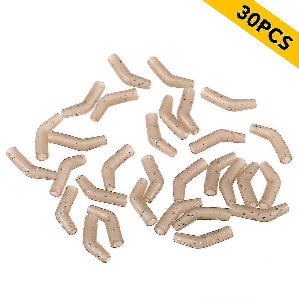 30 / 50 / 100 PCS Fishing Line Aligner Anti-tangle Hook Sleeves Bent Hook Aligner Carp Fishing Hair
