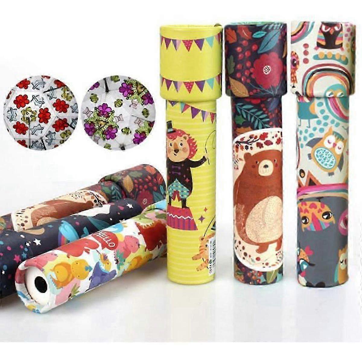 Kaleidoscope,Rotating Multi Prism Paper Kaleidoscope Rotating Kaleidoscope Kaleidoscope Paper5 Pieces(Random Delivery)