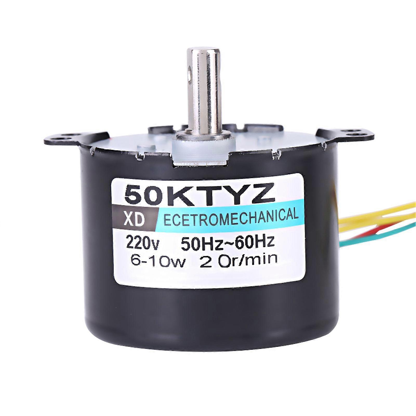 AC220V 10W 0.5A Permanent Magnet Synchronous Motor CW/CCW 20r/min Edition