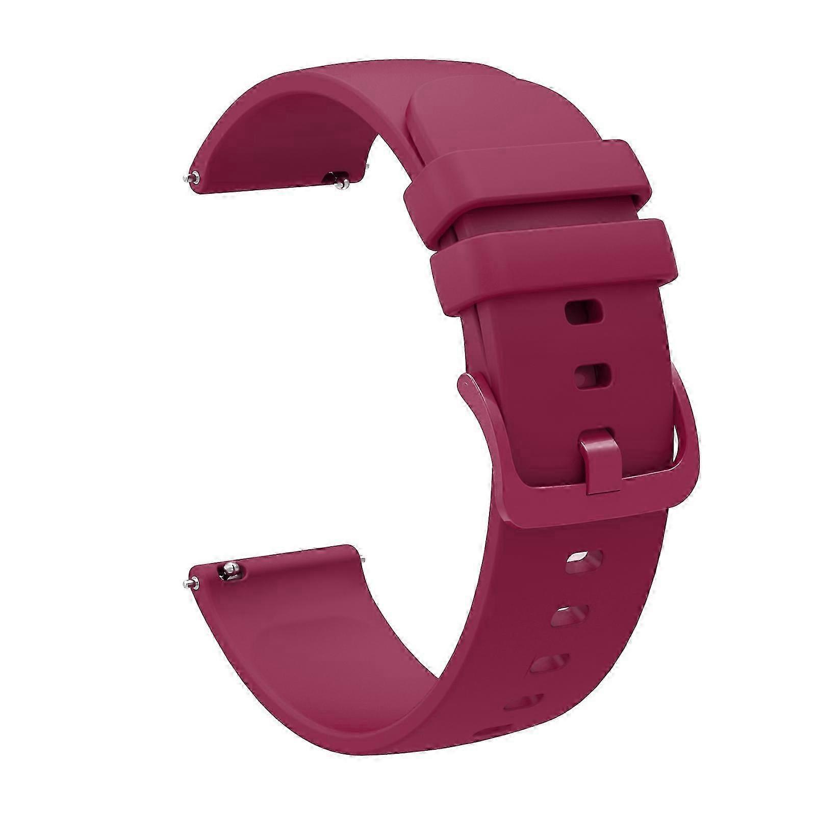 Silicone Watch For Amazfit Gts 2 Mini  Wine Red