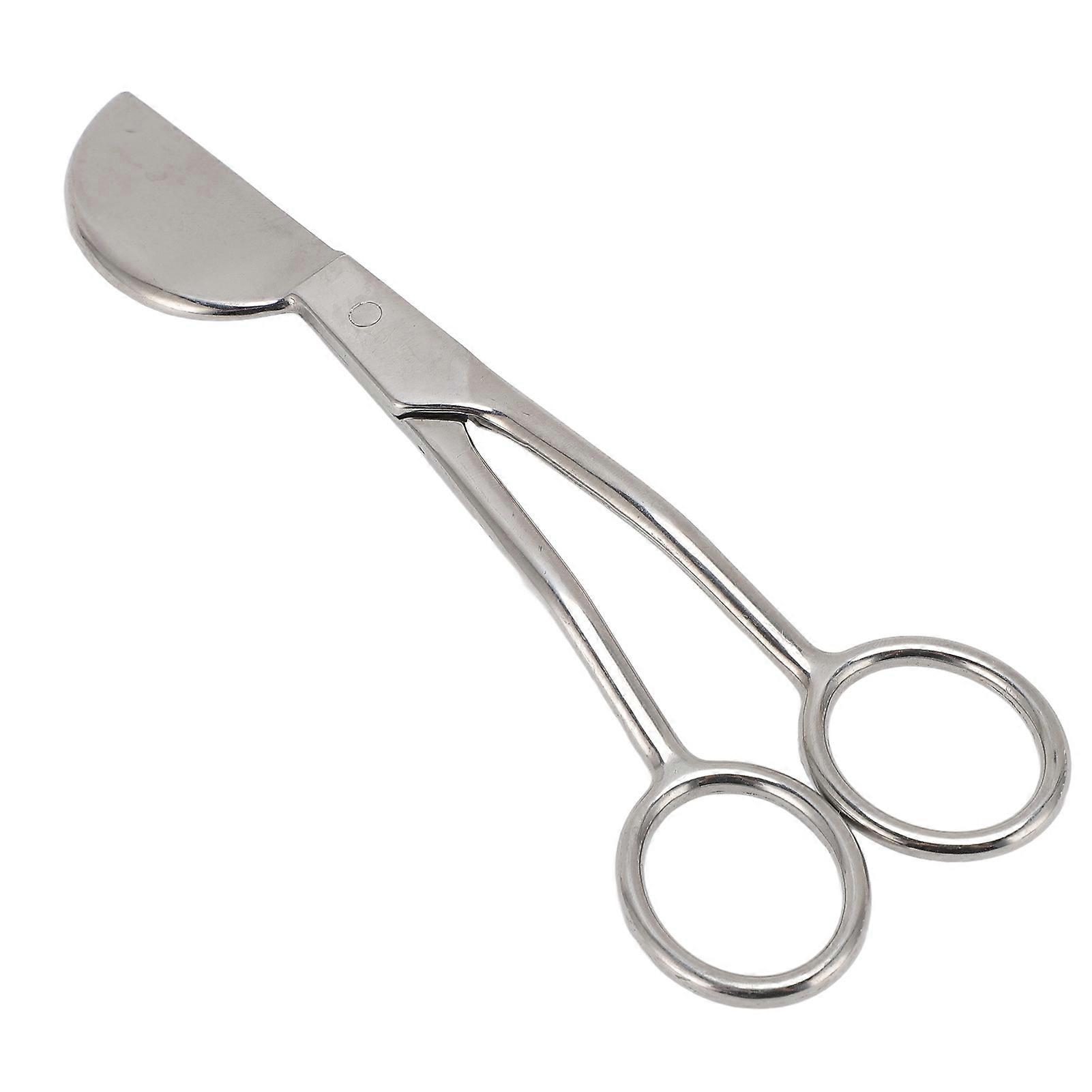 Duckbill Scissors Applique for Carpet Tufting Embroidery Fabric Sewing Double Bent Curved Offset Handle 6in