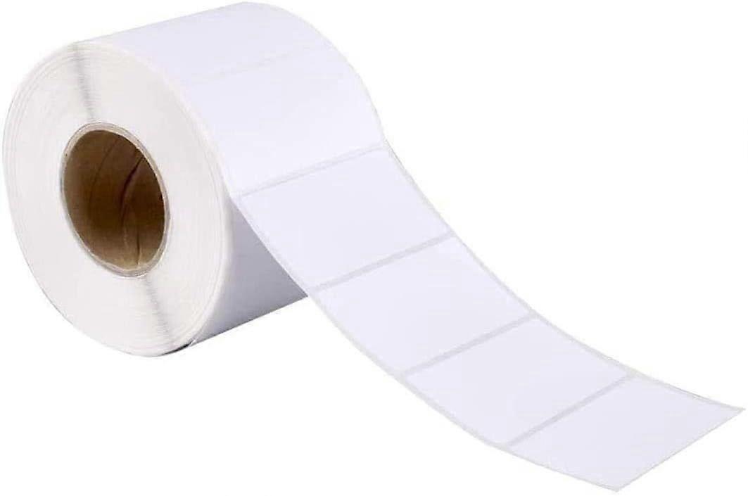 1000 Self-Adhesive Kitchen Office Labels White Kitchen Jam 6x4cm