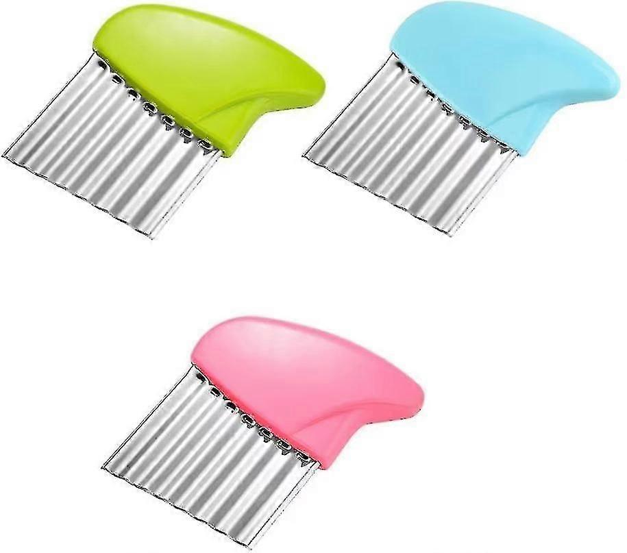 Jinyi Potato Crinkle Slicer Potato Pper Suitable For Fruits And Vetables Crinkle (3pcs, )
