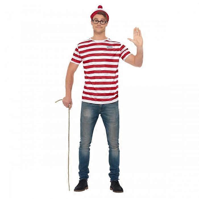 Wheres Wally? Unisex Adult Costume Set