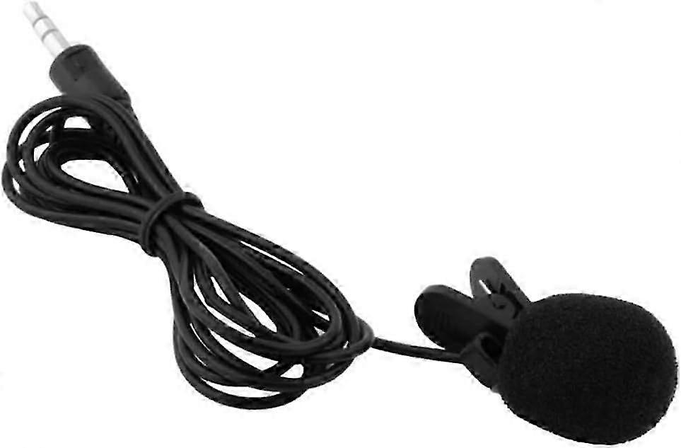 Hands-Free Clip On Lapel Microphone 3.5mm PC Notebook Laptop