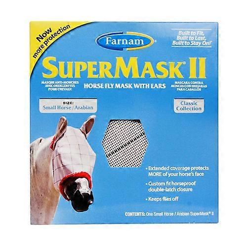 Farnam SuperMask II 带耳苍蝇面膜小马/阿拉伯猫，1 个
