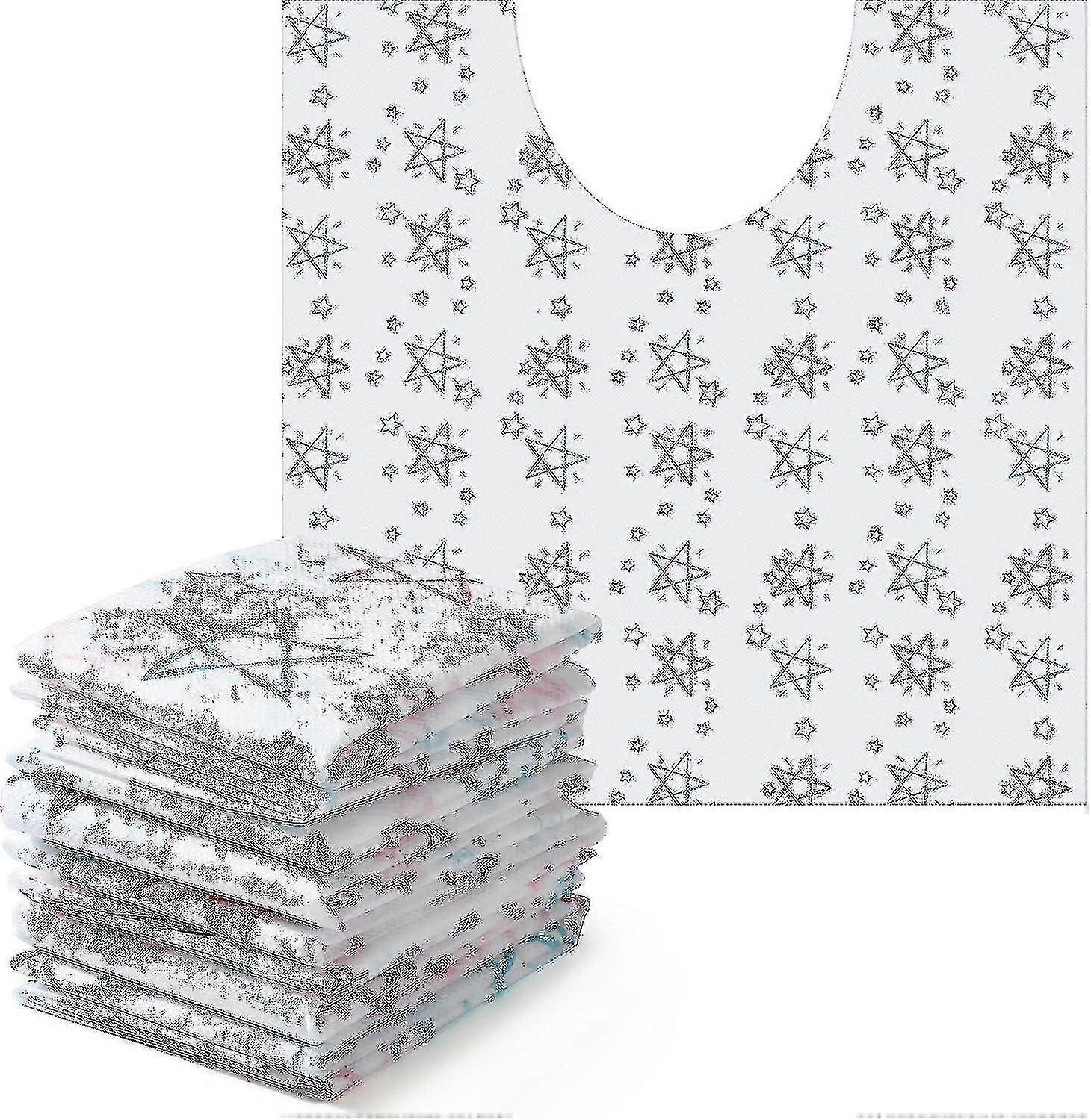 מחצלת שידה חד פעמית לשירותים, 50 יחידות, מחצלות מפיגות ריח, מחצלת עמידה למים בצורת U לגמילה מחיתולים